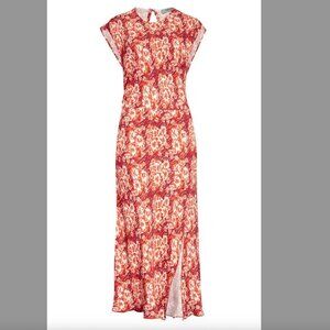 Rachel Comey Clandestine Maxi Dress Red Floral Size 0